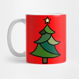 Stained Glass Christmas Tree Mug